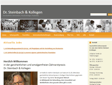 Tablet Screenshot of ganzheitliche-zahnarztpraxis.com